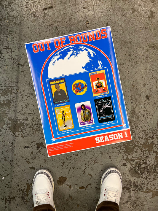 Out of Bounds Season One Player Card Poster