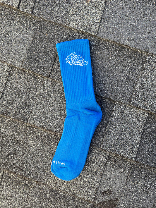 "For All Walks Of Life" Sock, Blue
