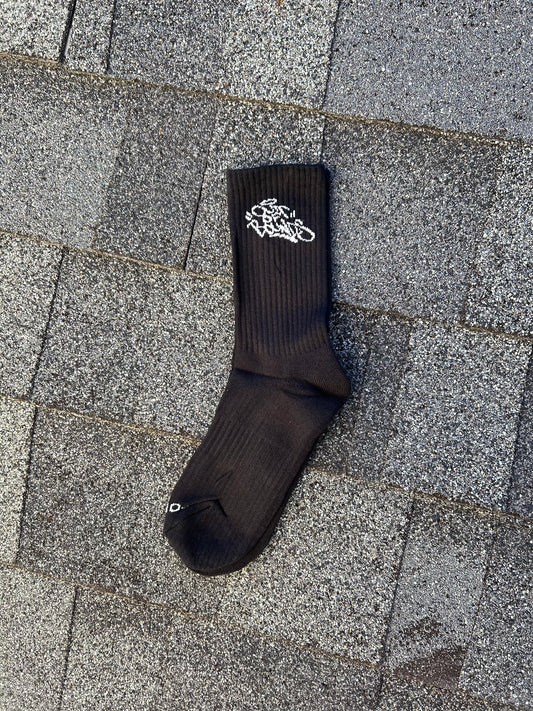 "For All Walks Of Life" Sock, Black